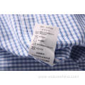 Elastic Cotton Fabric Little Checked Pattern Shirts